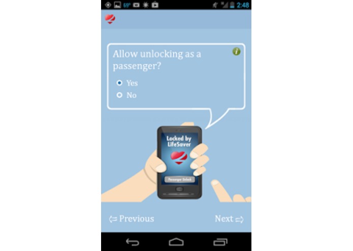LifeSaver app – screenshot 2