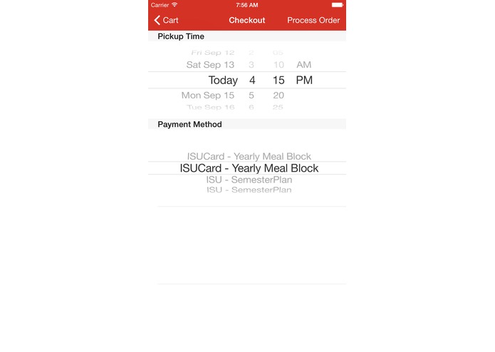 Iowa State WebFood Mobile App – screenshot 4