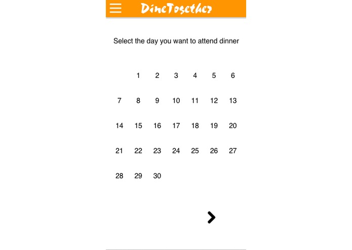 DineTogether – screenshot 1