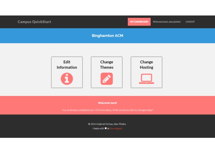 Campus QuickStart – screenshot 4