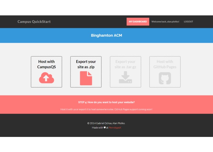 Campus QuickStart – screenshot 5
