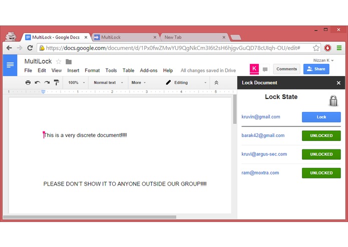 MultiLock – screenshot 3