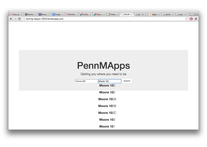 PennMapps – screenshot 1