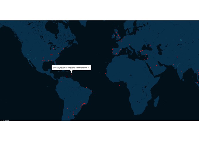 TweetMap – screenshot 2