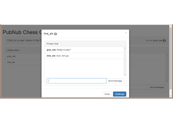PubNub Chess Club – screenshot 2