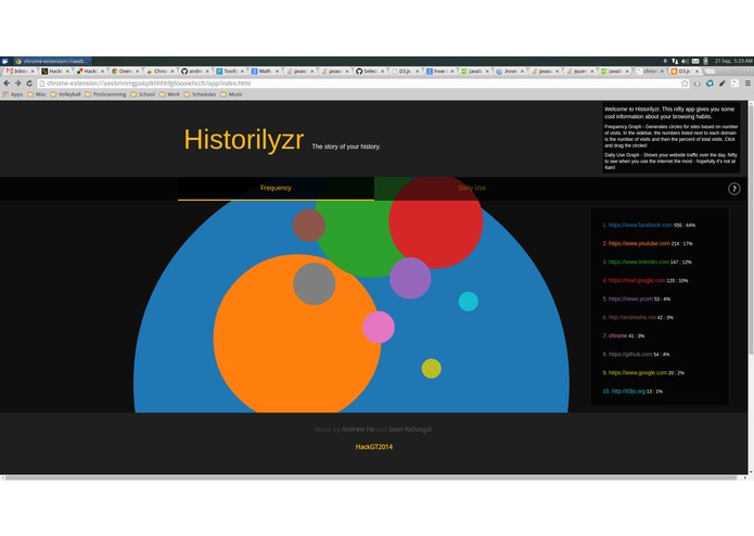 Historilyzr – screenshot 3