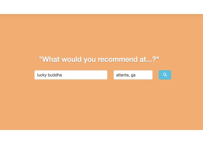 WhatDoYouRecommendFor.me – screenshot 1