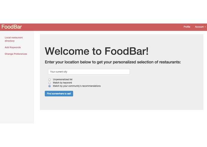 FoodBar – screenshot 1