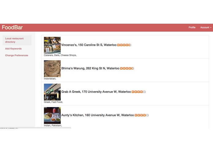 FoodBar – screenshot 2