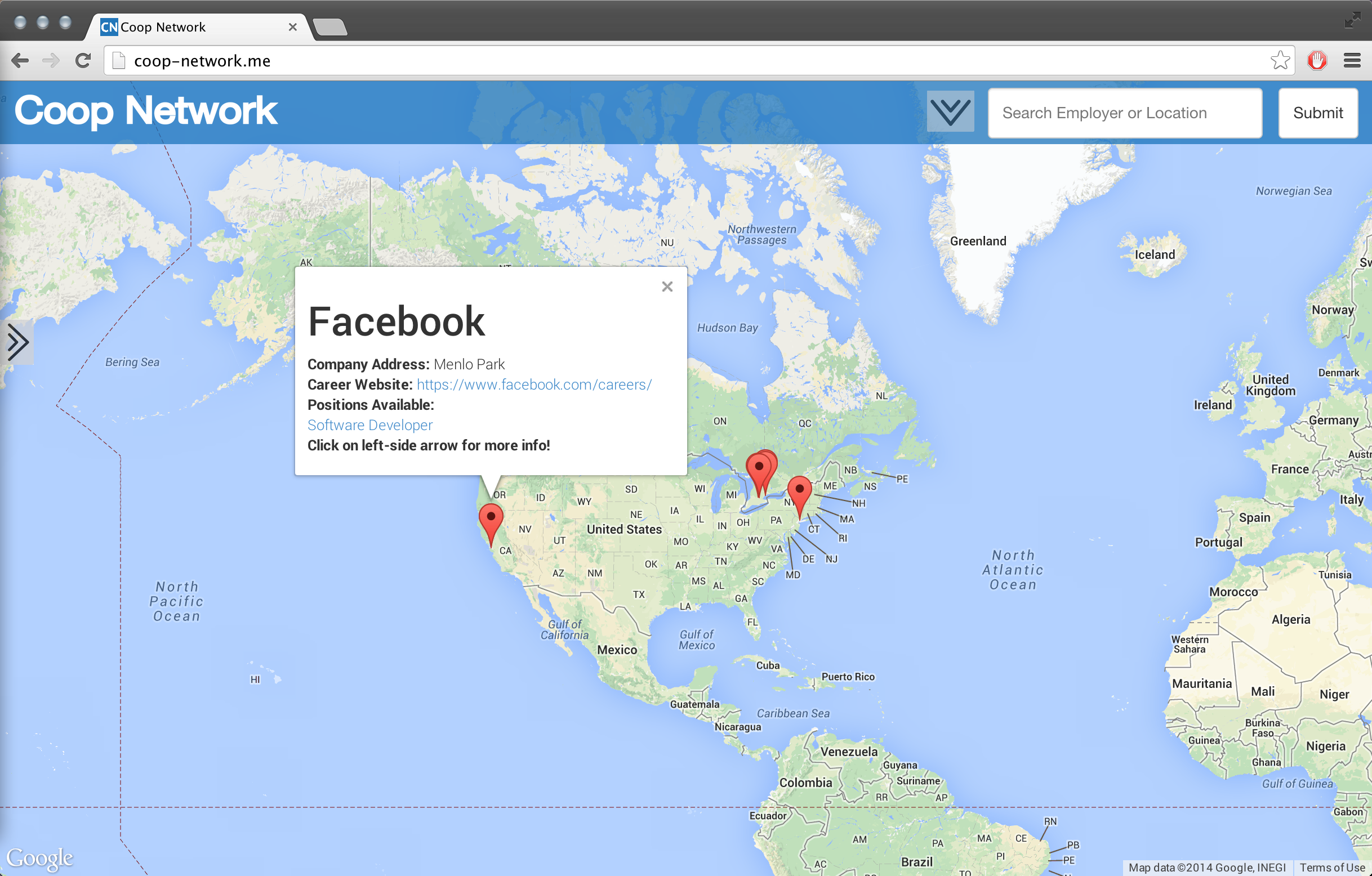 Coop Network Devpost
