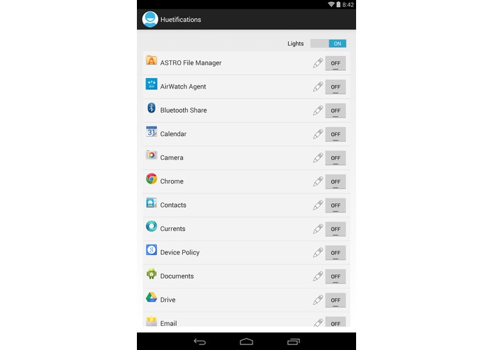 Huetifications – screenshot 2