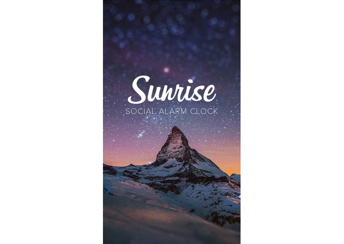 Sunrise | Social Alarm Clock – screenshot 1
