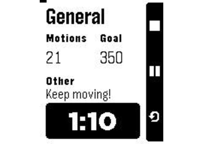 MyFitness for Pebble – screenshot 3