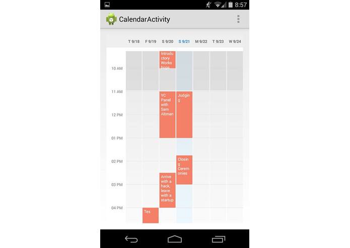 Calendr – screenshot 1
