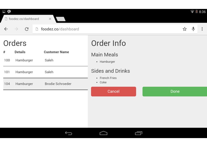 FoodEZ – screenshot 1