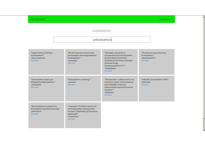 Storyboard – screenshot 1