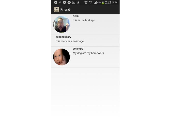 Friend - Your personal diary app – screenshot 4