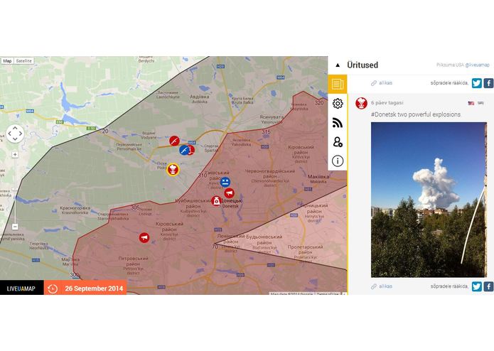 liveuamap – screenshot 1
