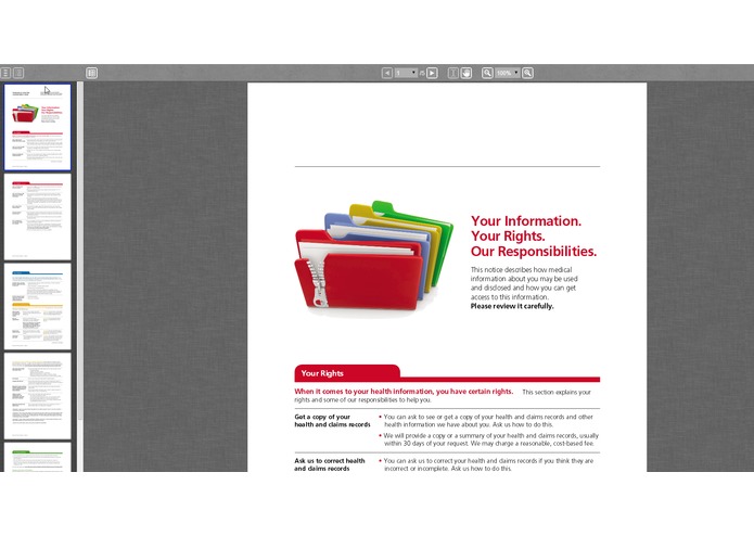 Digital Privacy Notice Challenge for DHHS – screenshot 1