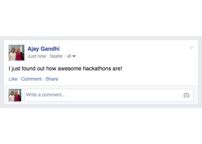 Facebook Falafel – screenshot 2