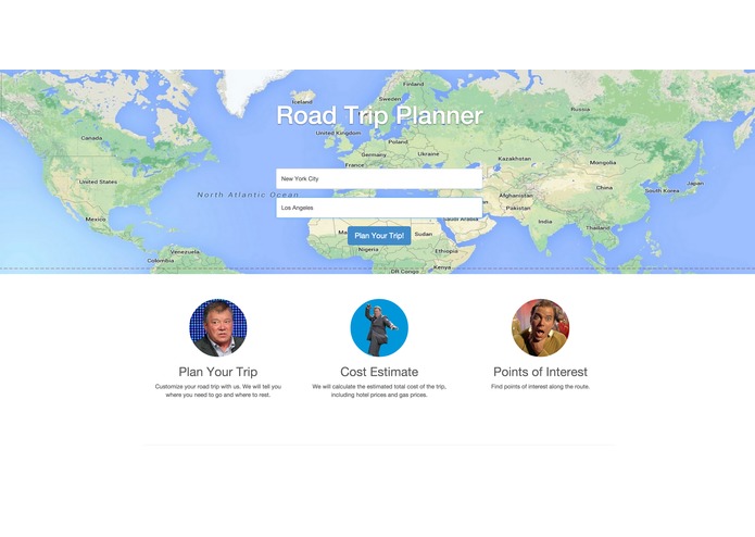 Road Trip Planner – screenshot 1