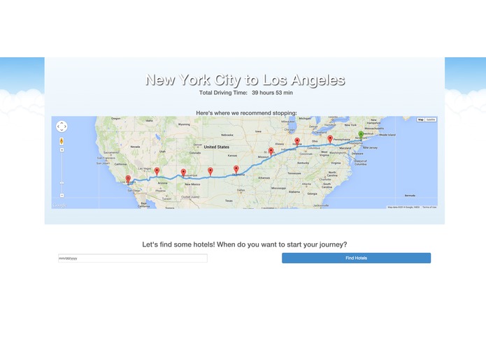 Road Trip Planner – screenshot 2