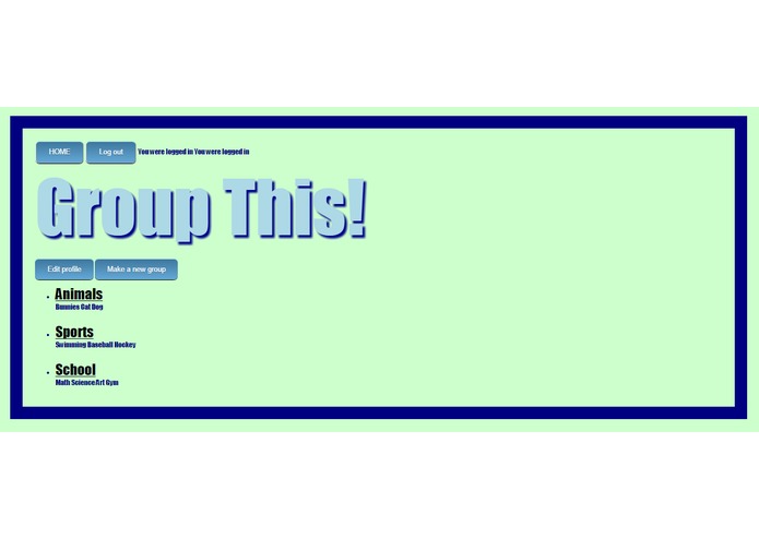 GroupThis! – screenshot 1