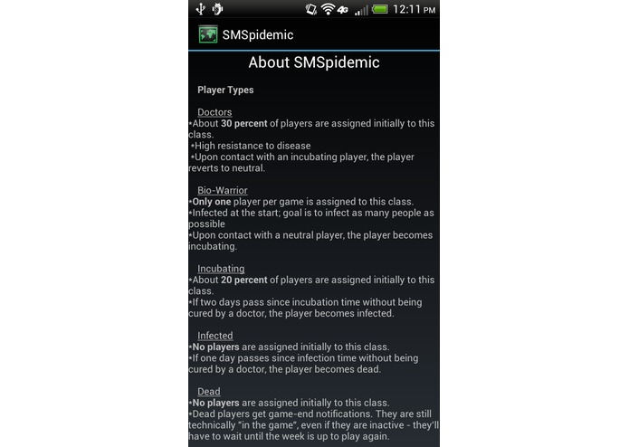 SMSpidemic – screenshot 1