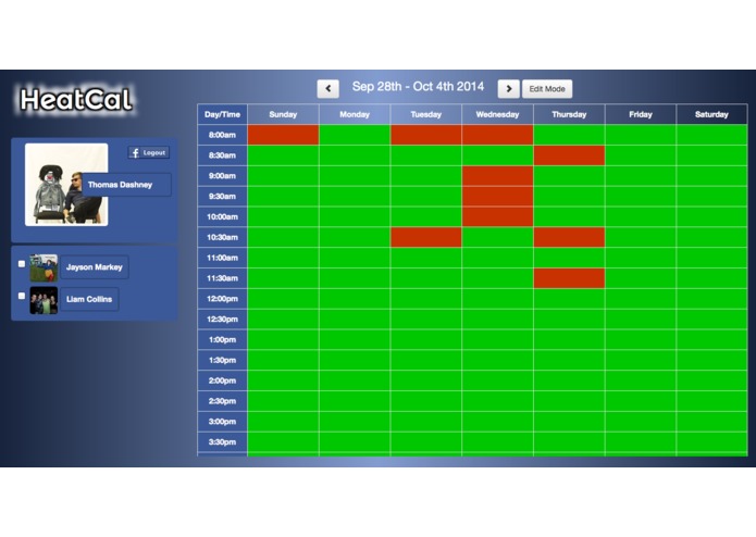 HeatCal – screenshot 1
