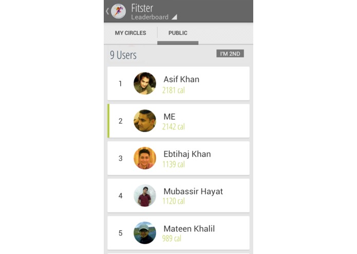 Fitster – screenshot 7