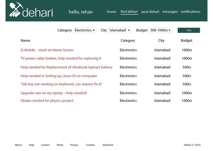 Dehari.com – screenshot 4