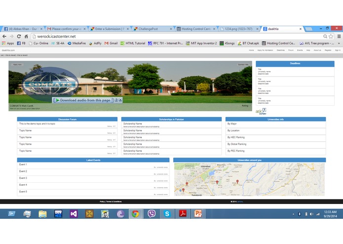 daakhlaonline.com – screenshot 1