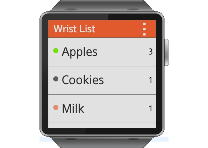 Wrist List – screenshot 1