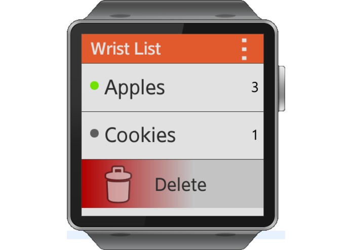 Wrist List – screenshot 2