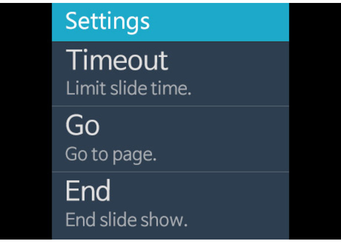 Presenter – screenshot 3