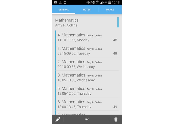 myTable - Timetable – screenshot 5