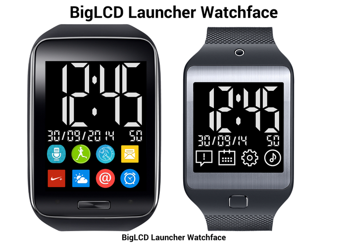 BigLCD Launcher Watchface – screenshot 1