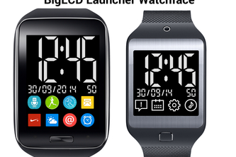 BigLCD Launcher Watchface