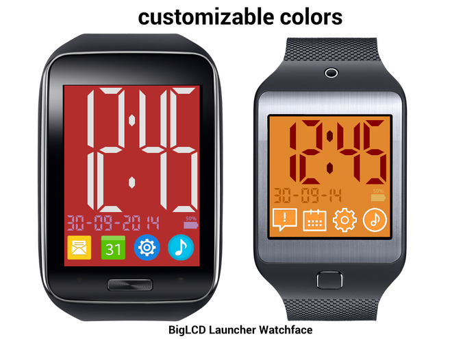 BigLCD Launcher Watchface – screenshot 3
