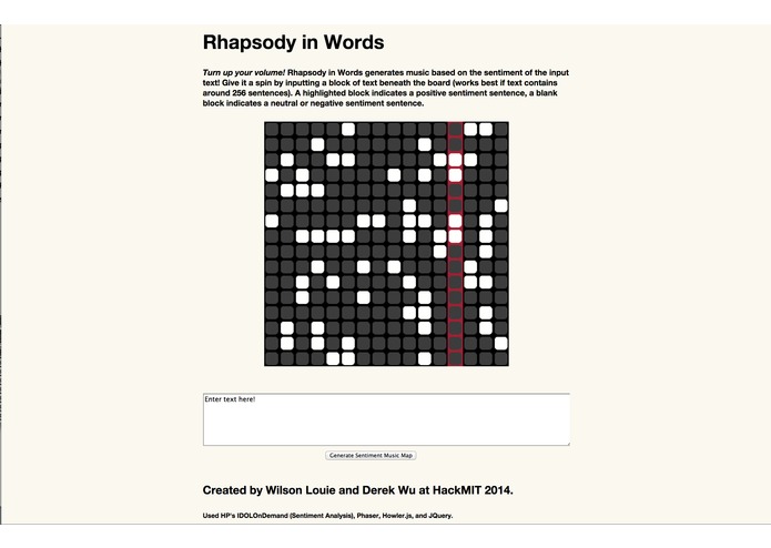 Rhapsody in Words – screenshot 1