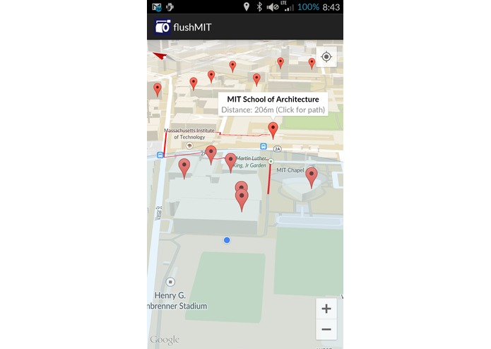 flushMIT – screenshot 2