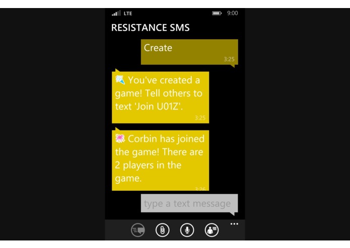 Resistance SMS – screenshot 2