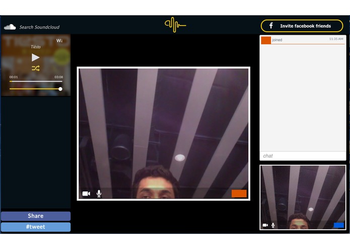 Music sharing – screenshot 1