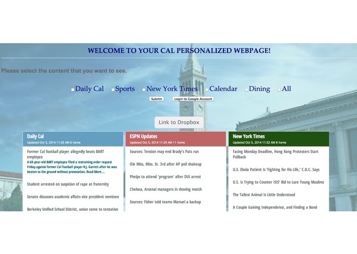 Cal Personalized – screenshot 1