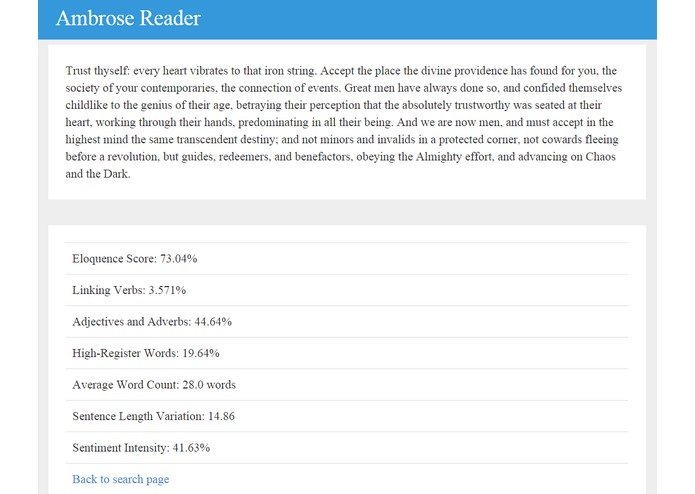 Ambrose Reader – screenshot 2