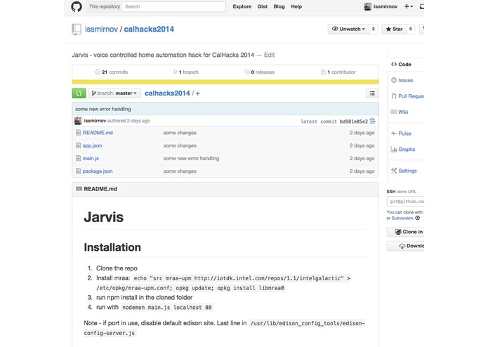 Jarvis – screenshot 2