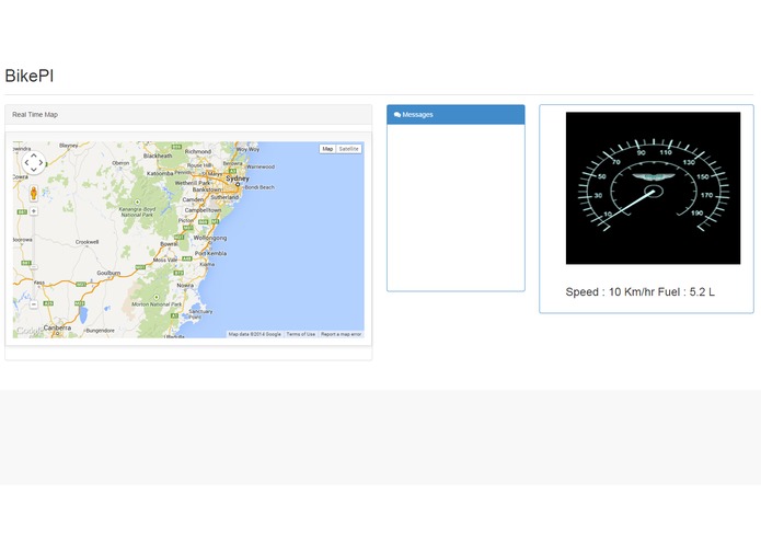 BikePI – screenshot 1