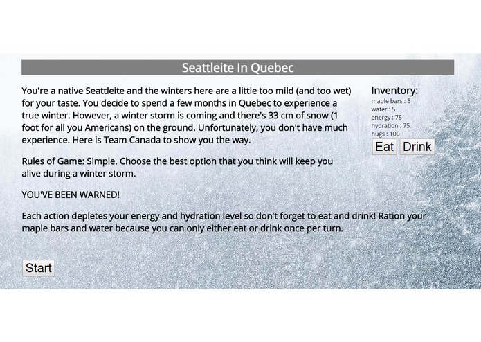 Seattleite in Quebec – screenshot 4