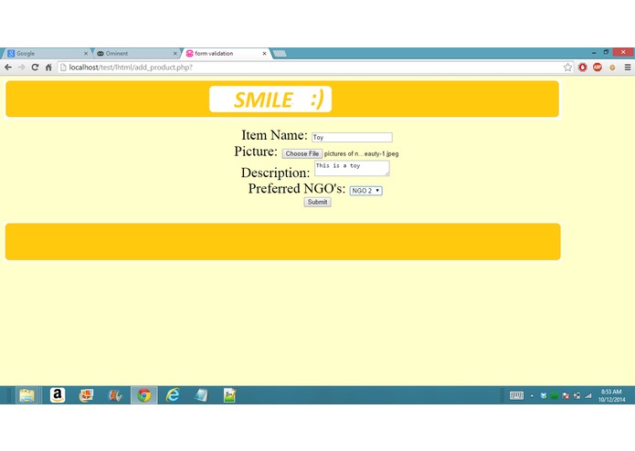 SMILE – screenshot 1