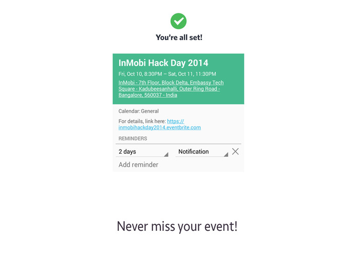 wah.io: Pocket for offline events – screenshot 3